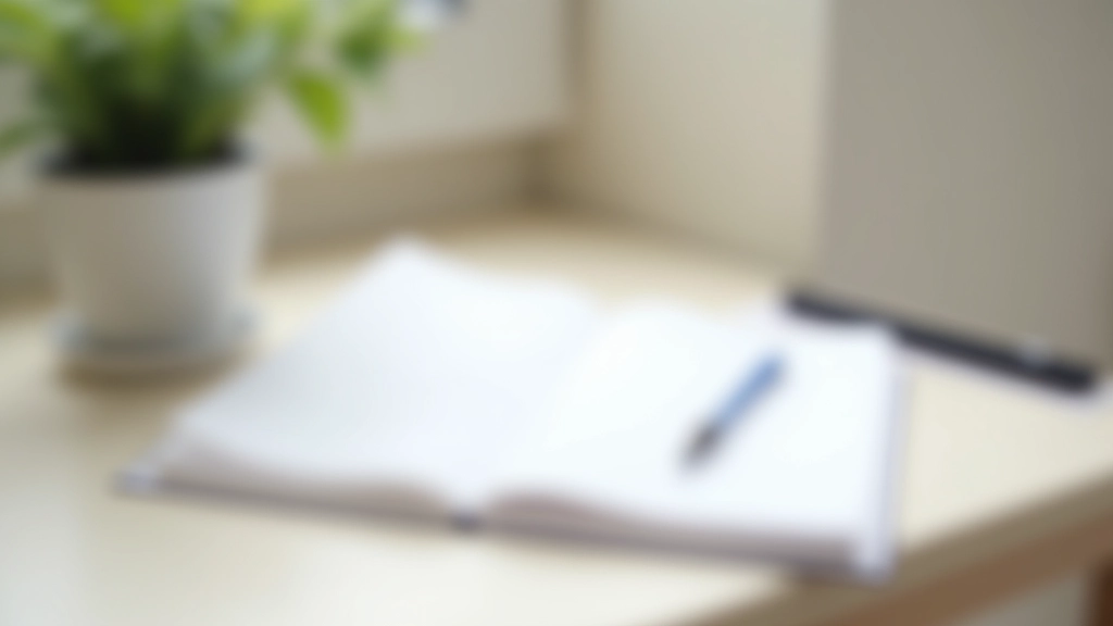 Peaceful workspace showing organized financial tracking and progress visualization